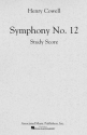 Henry Cowell, Symphony No. 12 Orchestra Partitur