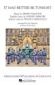 Henry Mancini, It Had Better Be Tonight Marching Band Partitur + Stimmen