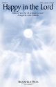 John Cennick, Happy in the Lord SATB Chorpartitur