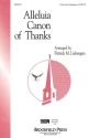 Patrick M. Liebergen, Alleluia Canon of Thanks 2-Part Choir Chorpartitur