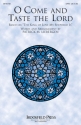 Patrick M. Liebergen, O Come and Taste the Lord SATB Chorpartitur