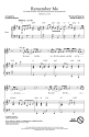 Remember Me for mixed chorus CD