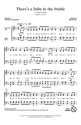 Brad Nix, There's a Baby in the Stable SATB a Cappella Chorpartitur