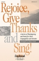 Rejoice, Give Thanks and Sing! SATB Chorpartitur