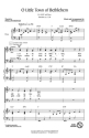 Dennis Allen, O Little Town of Bethlehem SAB Chorpartitur