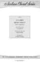 Csar Franck, O Lord Most Holy Panis Angelicus SATB Chorpartitur