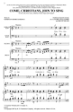 Come, Christians, Join To Sing Chor Chorpartitur