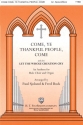 Traditional, Come, Ye Thankful People, Come Chor Chorpartitur