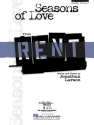 Jonathan Larson, Seasons Of Love Rent Easy Piano Buch