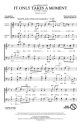 Jerry Herman, It Only Takes a Moment TTBB a Cappella Chorpartitur