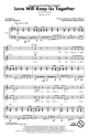 Howard Greenfield_Neil Sedaka, Love Will Keep Us Together 2-Part Choir Chorpartitur