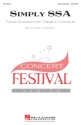 Simply  for treble (female) choir and piano score