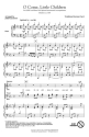 O Come, Little Children Chamber Orchestra Partitur + Stimmen