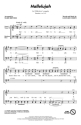 Hallelujah for male choir  (TTBB) a cappella choral score