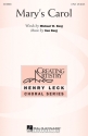Ken Berg, Mary's Carol 3 Part Treble Chorpartitur