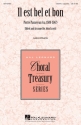 Il est Bel et Bon for female choir (SSAA) a cappella choral score
