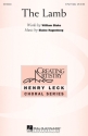 The Lamb for 3-part treble chorus and piano chorus score
