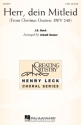 Johann Sebastian Bach, Herr, dein Mitleid 2 Part Treble Chorpartitur