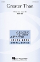Brian Tate, Greater Than SATB Chorpartitur