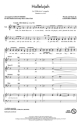 Hallelujah TTBB a Cappella Chorpartitur