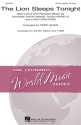 The Lion Sleeps Tonight for mixed choir a cappella score