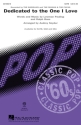 Dedicated to the One I Love for mixed chorus and piano chorus score