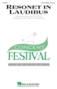 Resonet in Laudibus for 3-part choir and piano choral score