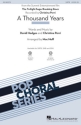 A Thousand Years for  mixed choir (SAB) and piano choral score