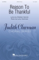 Larry Hochman_Sheldon Harnick, Reason to Be Thankful SATB Chorpartitur