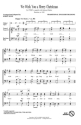 We Wish You a Merry Christmas TTBB a Cappella Chorpartitur