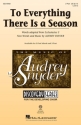 Audrey Snyder, To Everything There Is a Season 2-Part Choir Chorpartitur