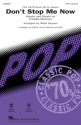 Don't Stop Me Now for mixed choir and piano choral score