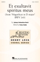 Johann Sebastian Bach, Et exultavit spiritus meus Unison Chorpartitur