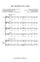Ryan Nowlin, We Thank You, God SATB Chorpartitur