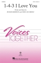 John Jacobson_Roger Emerson, 1-4-3 I Love You 2-Part Choir Chorpartitur