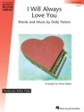 I will always love You for piano