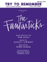 Try To Remember ( From 'The Fantasticks') Piano and Vocal Blatt