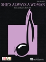 She's Always a Woman Piano, Vocal and Guitar Buch