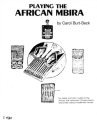 Playing African Mbira Piano, Vocal and Guitar Buch