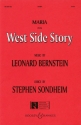 Maria (from West Side Story) for mixed choir and piano choral score