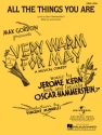 Jerome Kern, All the Things You Are Piano, Vocal and Guitar Buch