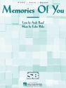 Memories of You Piano, Vocal and Guitar Buch