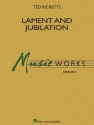 Ted Ricketts, Lament And Jubilation Concert Band Partitur