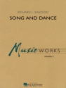 Richard L. Saucedo, Song And Dance Concert Band Partitur + Stimmen