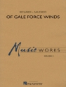 Richard L. Saucedo, Of Gale Force Winds Concert Band/Harmonie Partitur + Stimmen