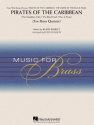 Pirates of the Caribbean for brass quintet (2trp, hrn, trb, tb) score and parts