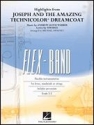 Andrew Lloyd Webber, Highlights from Joseph and the Amazing Technicolo 5-Part Flexible Concert Band/Fanfare [opt. Strings] Partitur