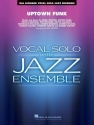 Uptown Funk for vocal solo with jazz ensemble score and parts