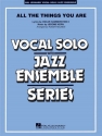 Jerome Kern, All the Things You Are Vocal Solo and Jazz Ensemble Partitur