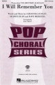 Dave Merenda_Sarah McLachlan_Seamus Egan, I Will Remember You 2-Part Choir Chorpartitur